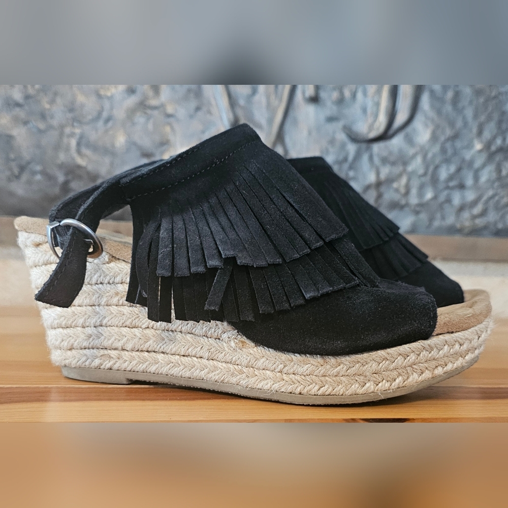 Mini Tonka Leather Wedges